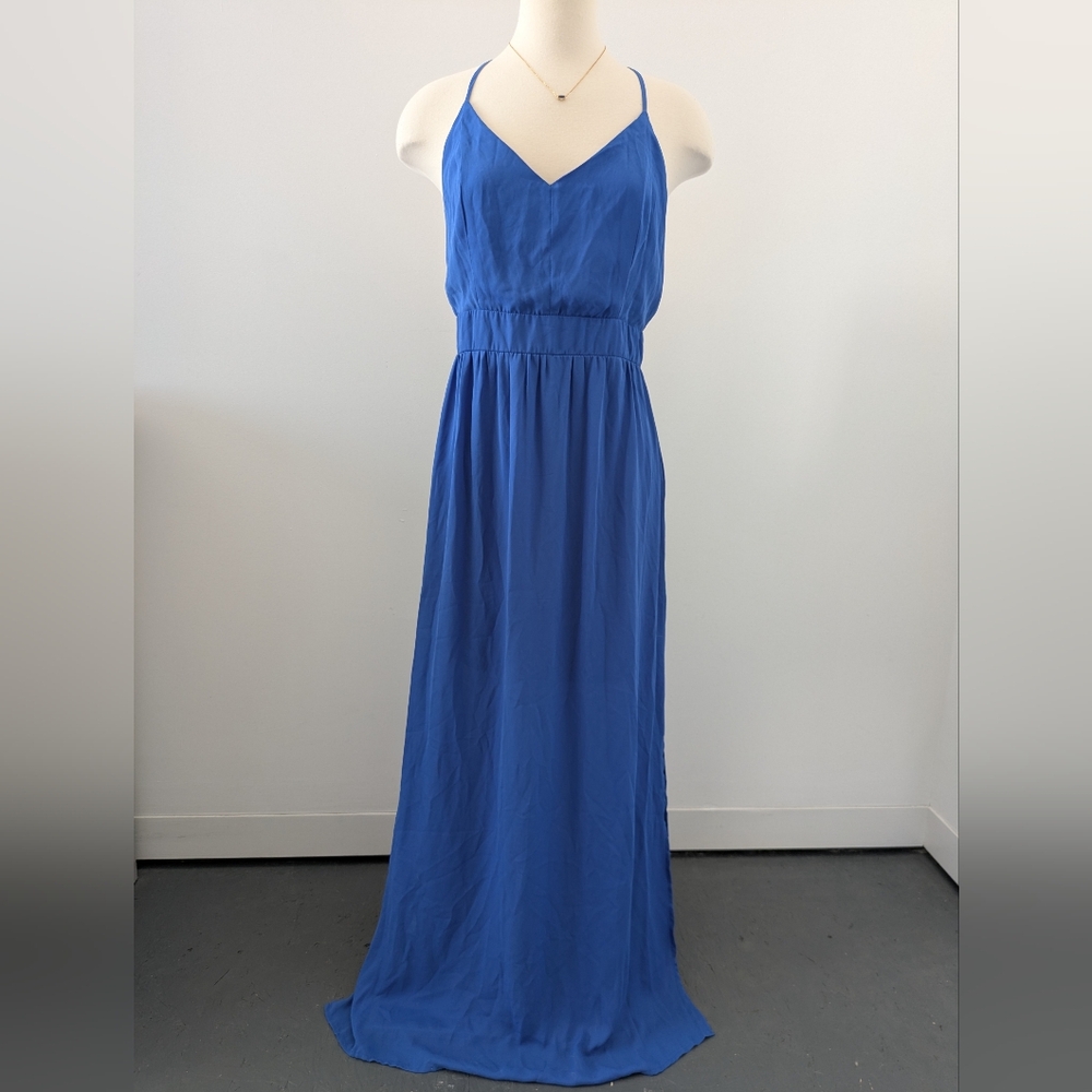 Pink Owl Royal Blue Maxi Dress